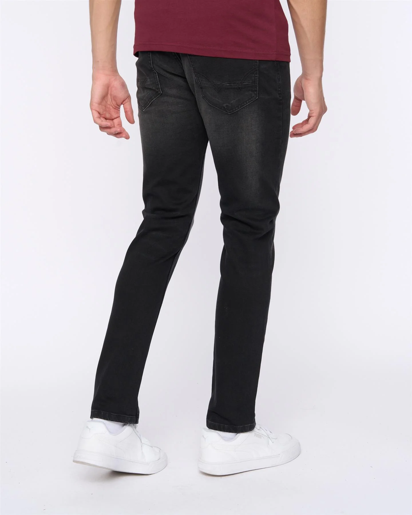Overburg Slimmer Fit Jeans Black - Image 4