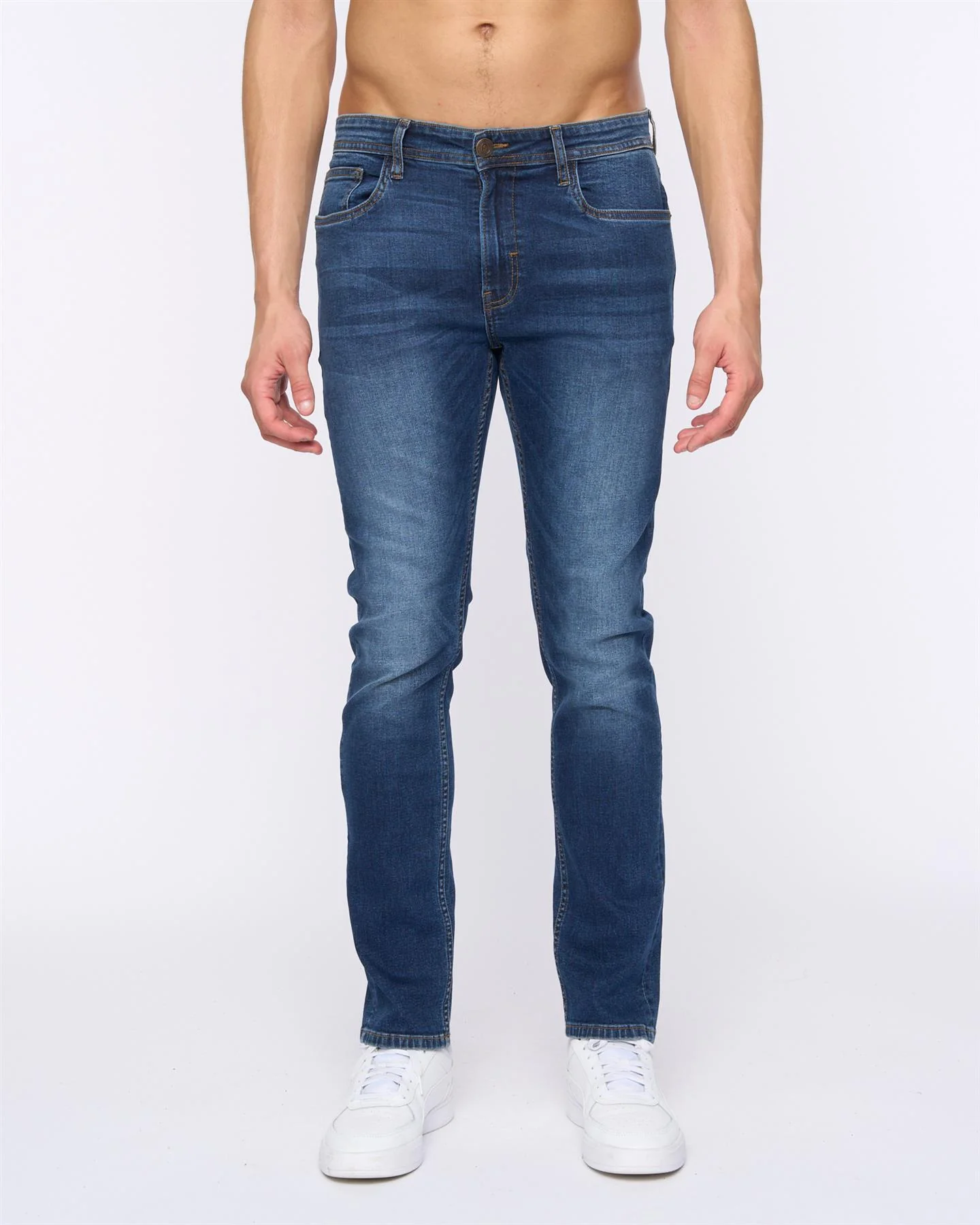 Overburg Slimmer Fit Jeans Dark Wash - Image 5