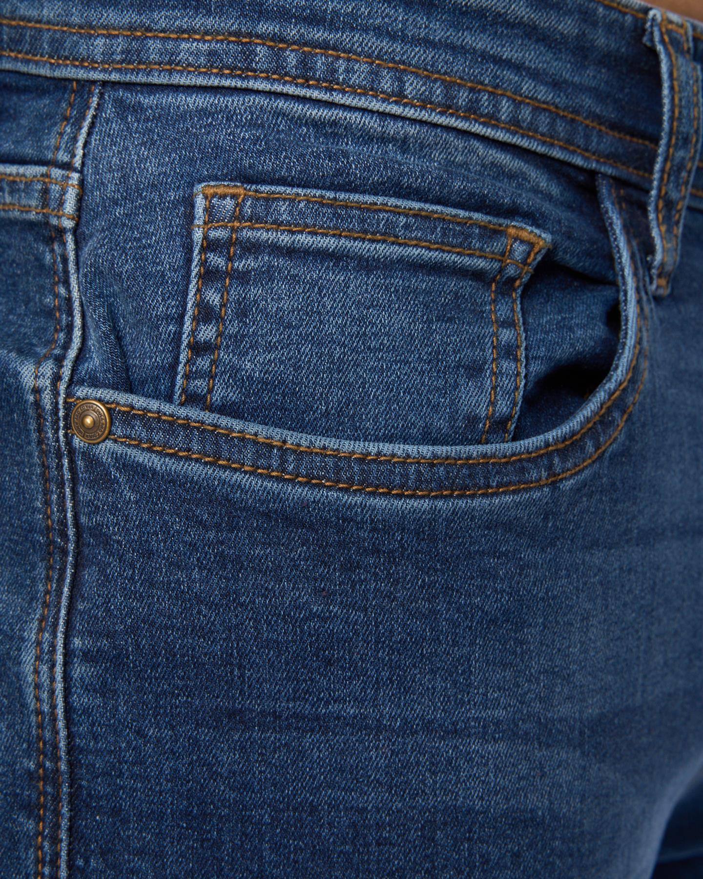 Overburg Slimmer Fit Jeans Dark Wash - Image 6