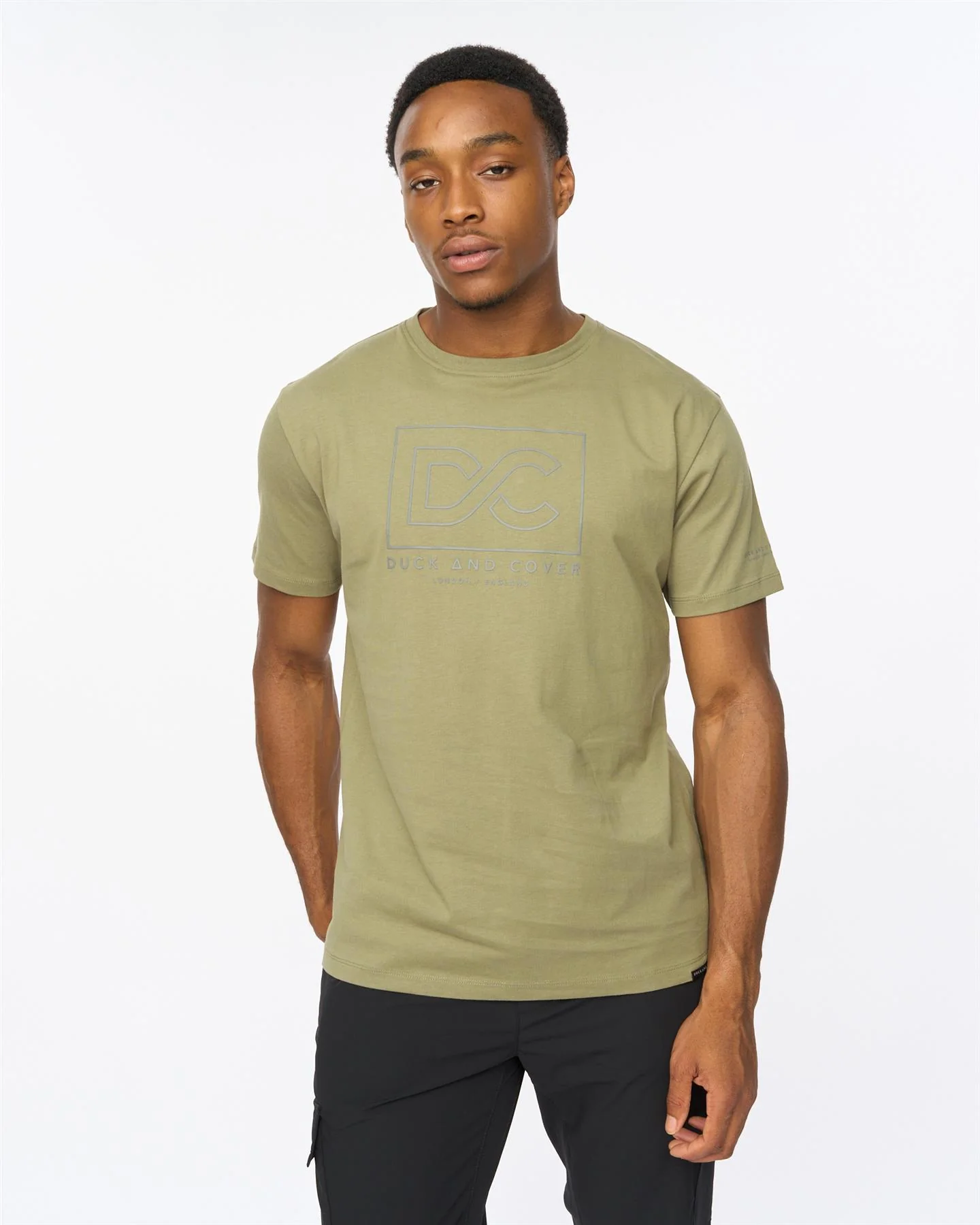 Rampmoore Heavy T-Shirt Olive - Image 4