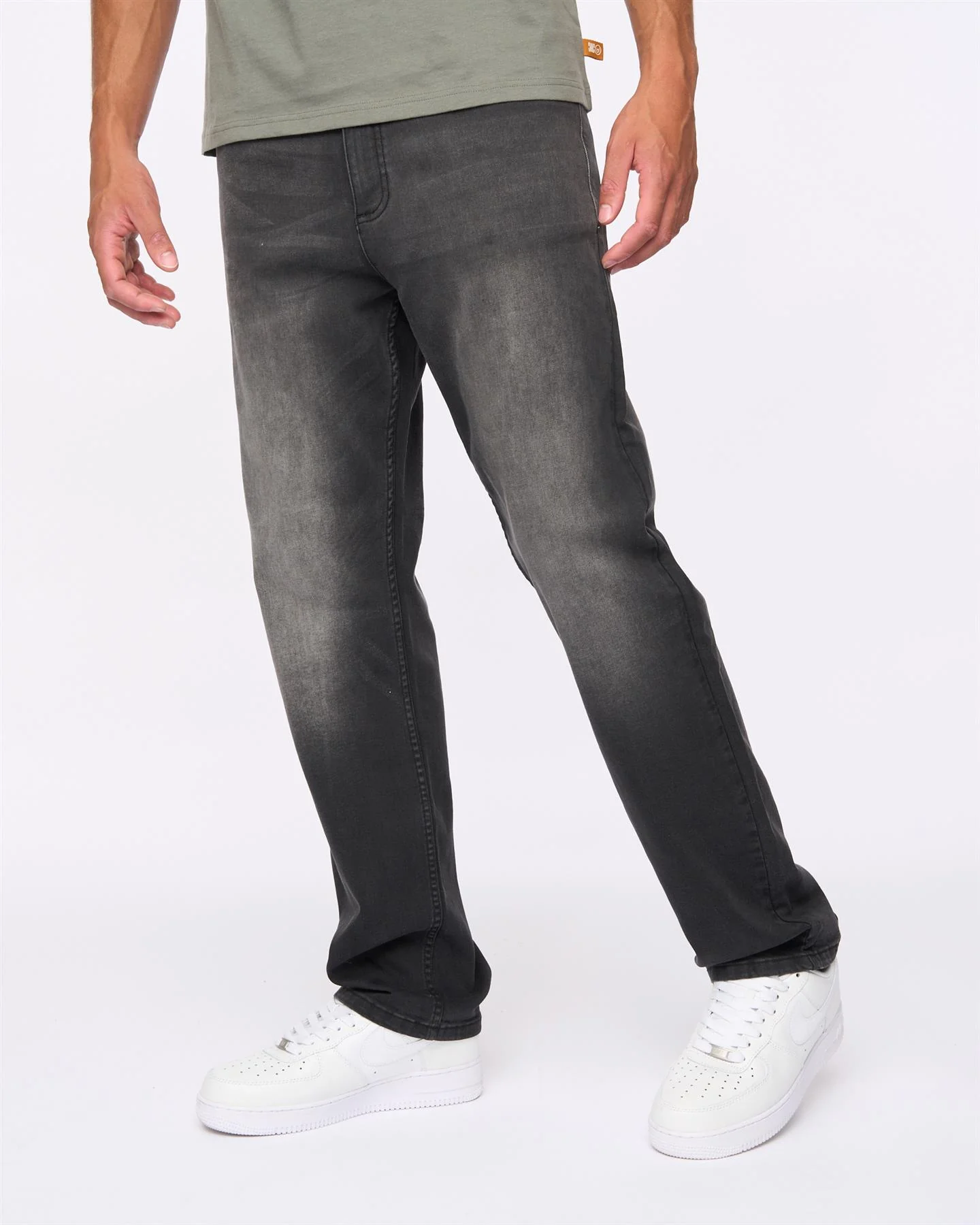 Rushawn Relaxed Fit Jeans Black - Image 3