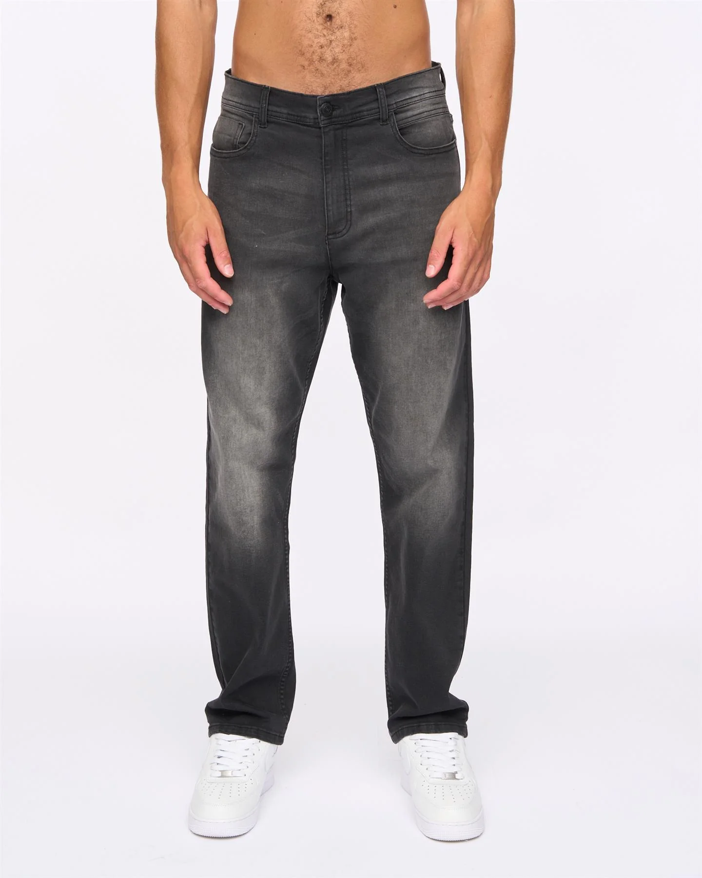 Rushawn Relaxed Fit Jeans Black - Image 5