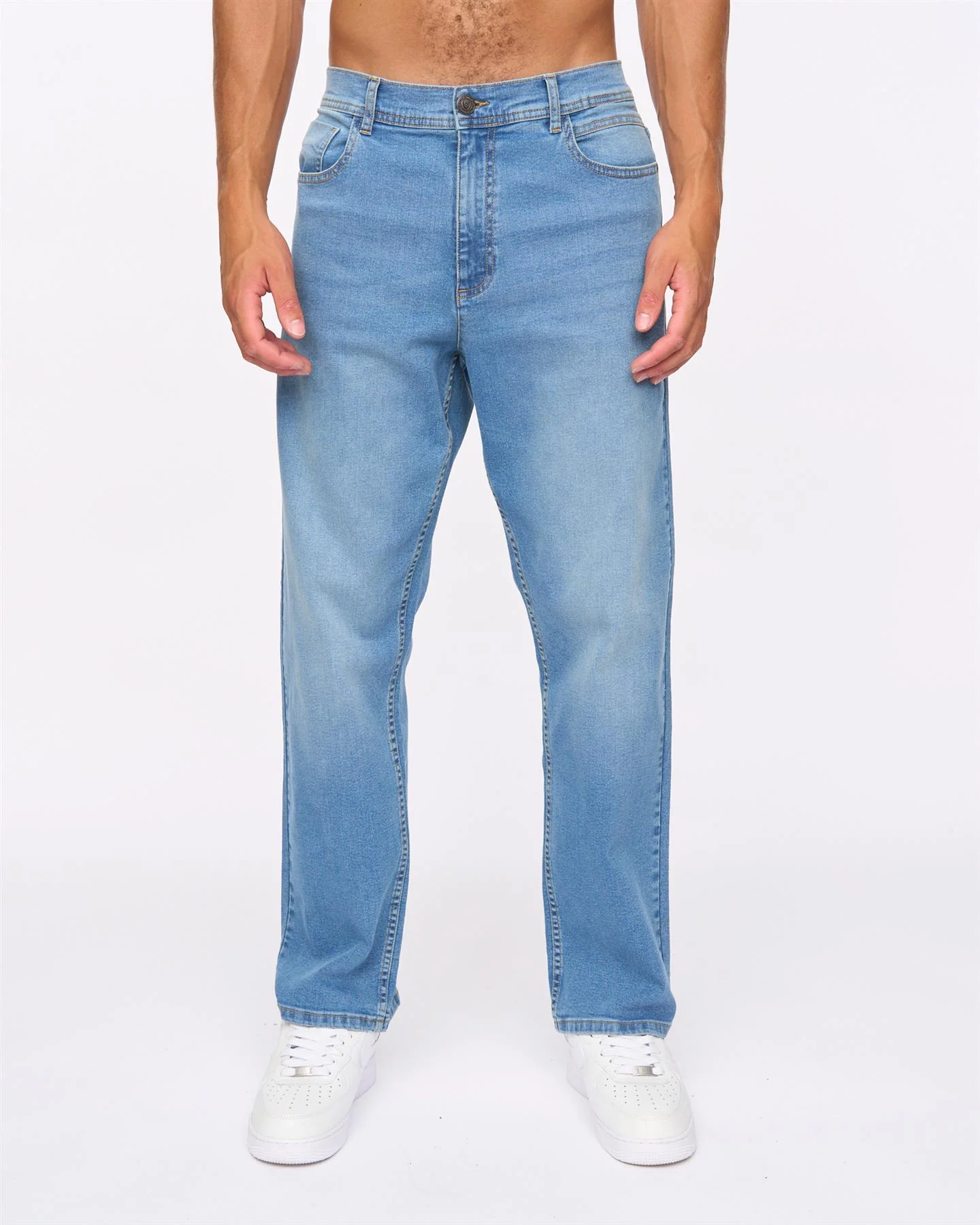 Rushawn Relaxed Fit Jeans Light Wash - Image 5