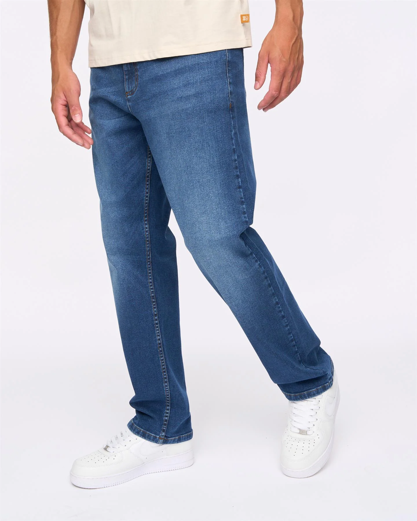 Rushawn Relaxed Fit Jeans Mid Wash - Image 3