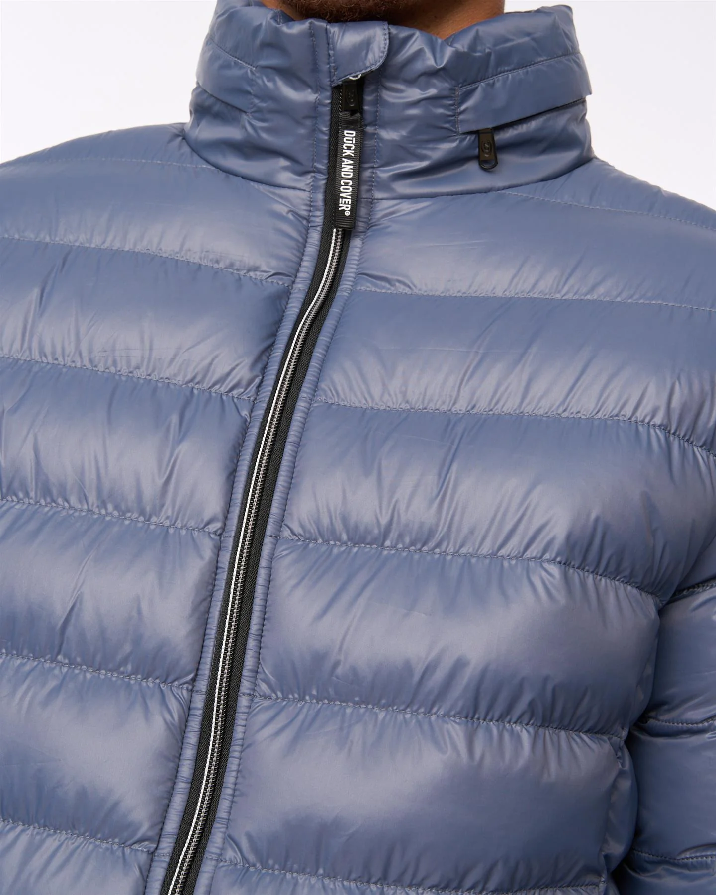 Shemmy Two Quilted Jacket Denim Blue - Image 6