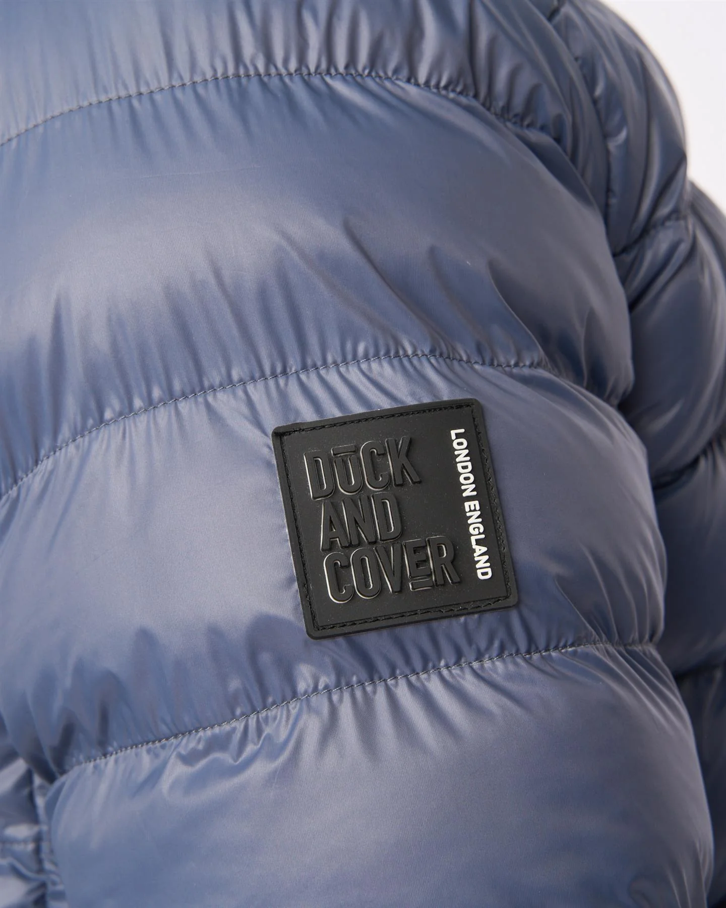 Shemmy Two Quilted Jacket Denim Blue - Image 9