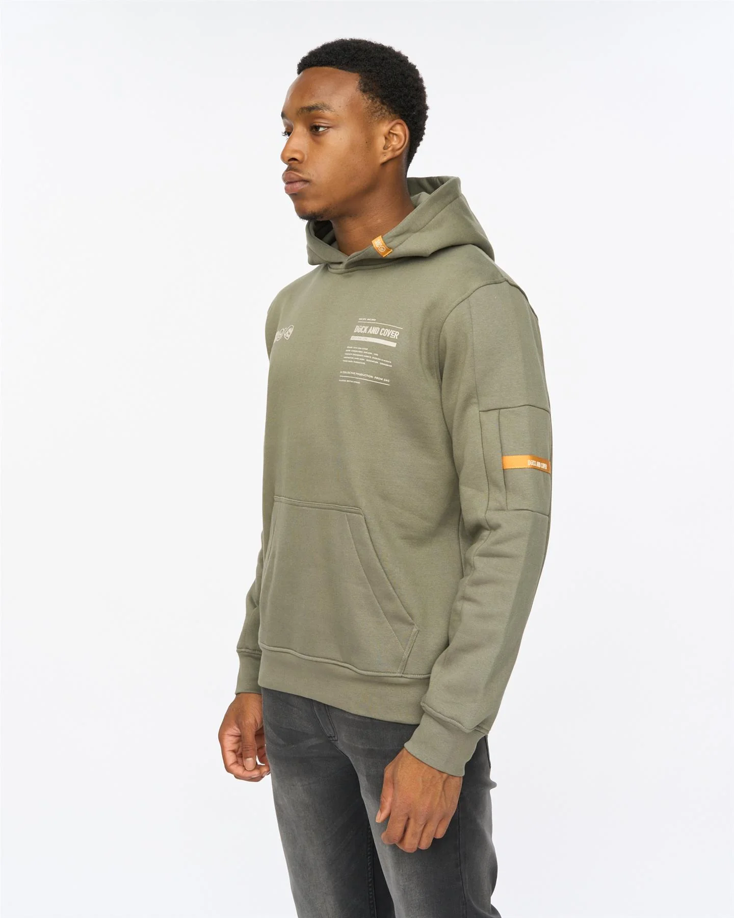 Skullmatic Hoodie Dark Olive - Image 2
