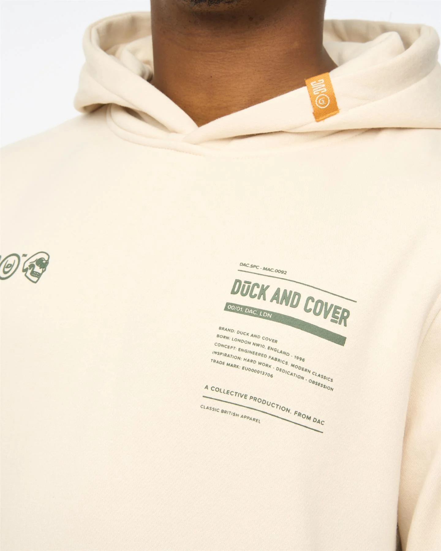 Skullmatic Hoodie Off White - Image 6