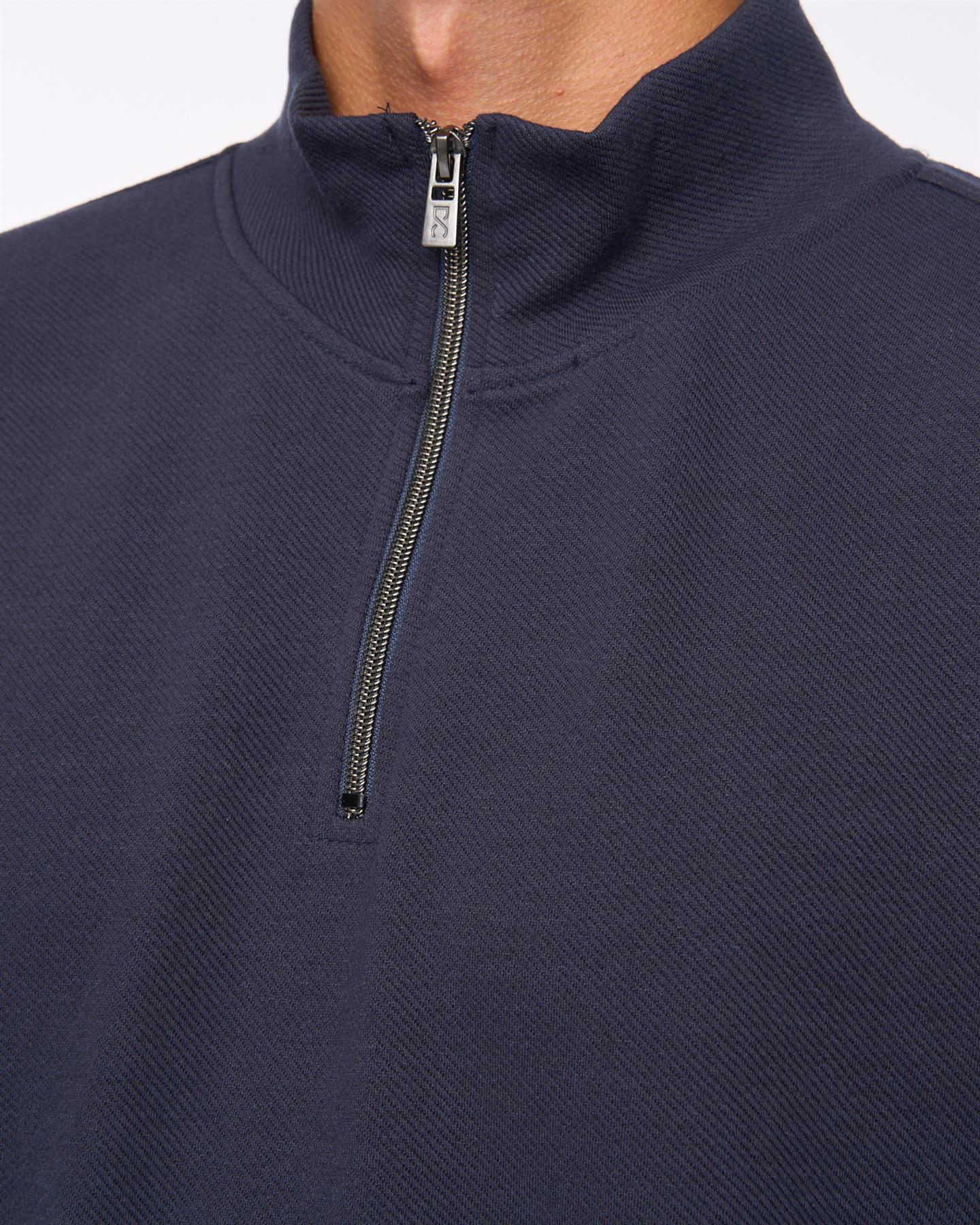 Slellmoore 1/4 Zip Hoodie & Optimus Combat Joggers Set Navy - Image 5