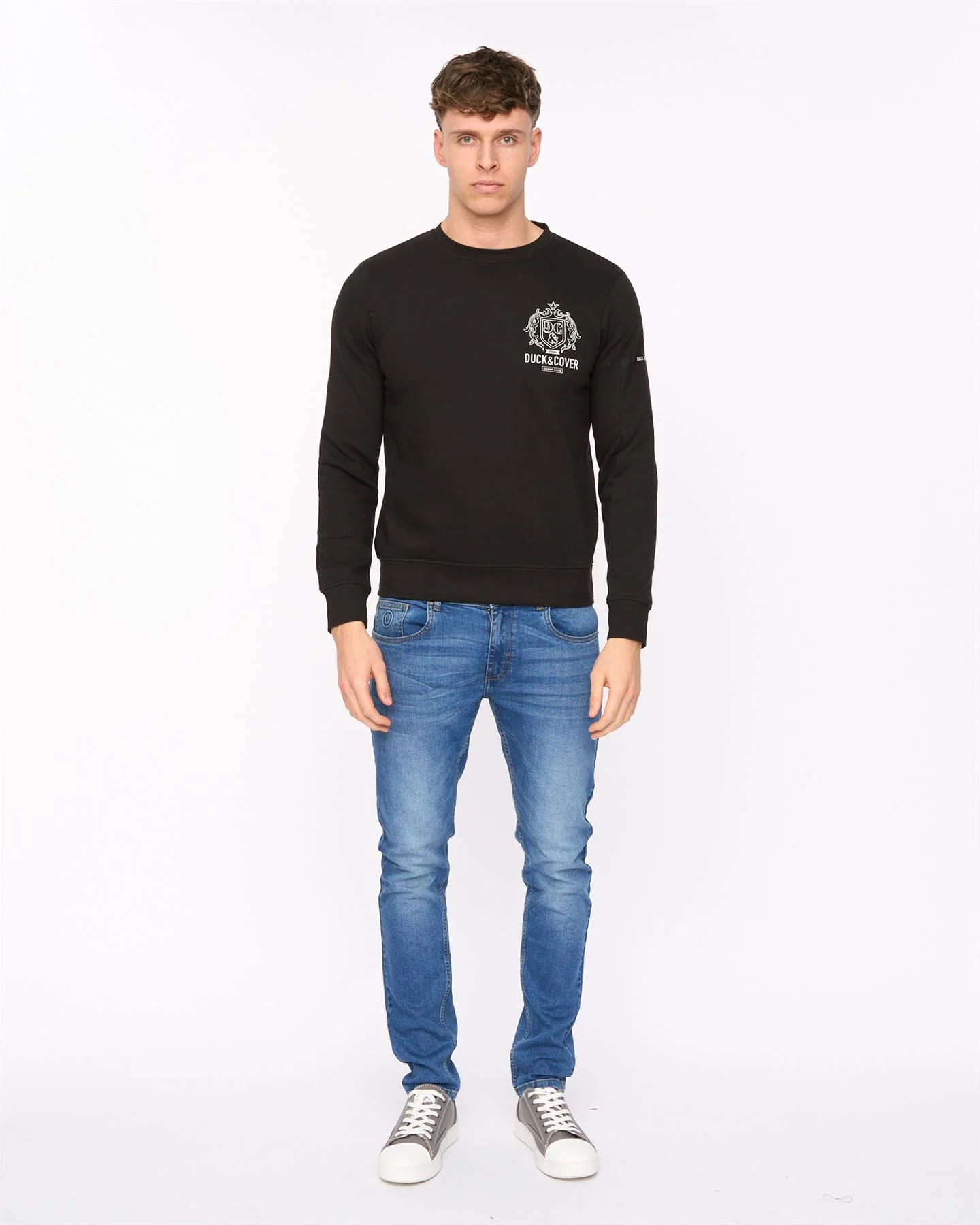 Stoneham Crew Sweat Black - Image 2