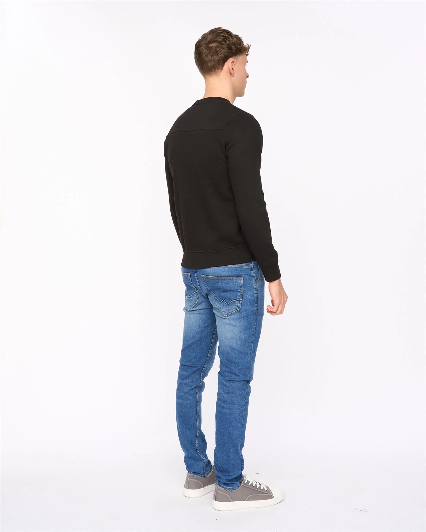Stoneham Crew Sweat Black - Image 3