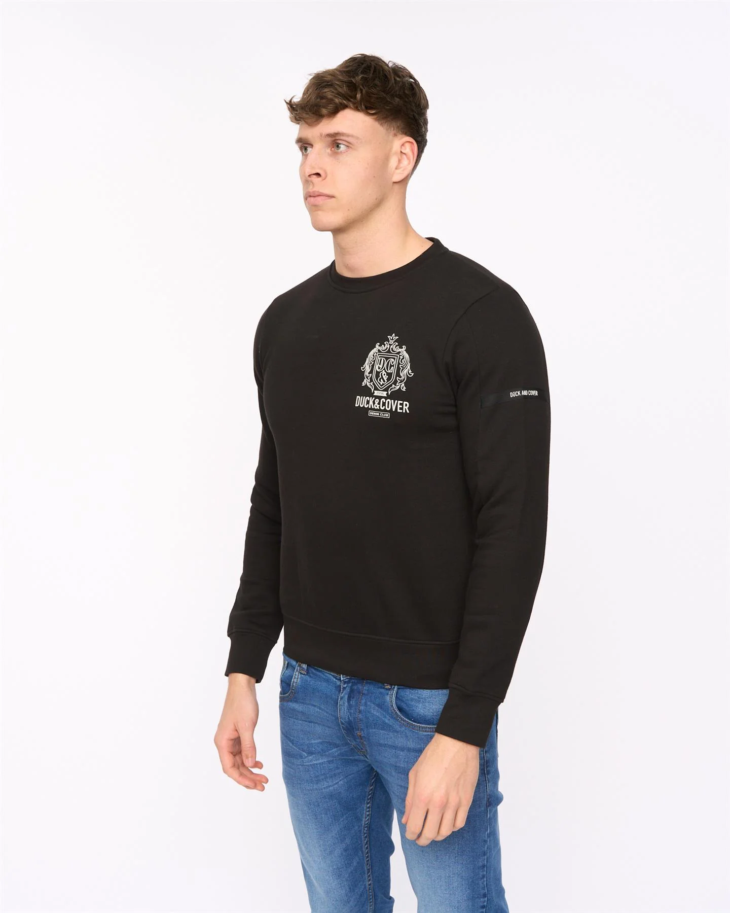 Stoneham Crew Sweat Black - Image 4