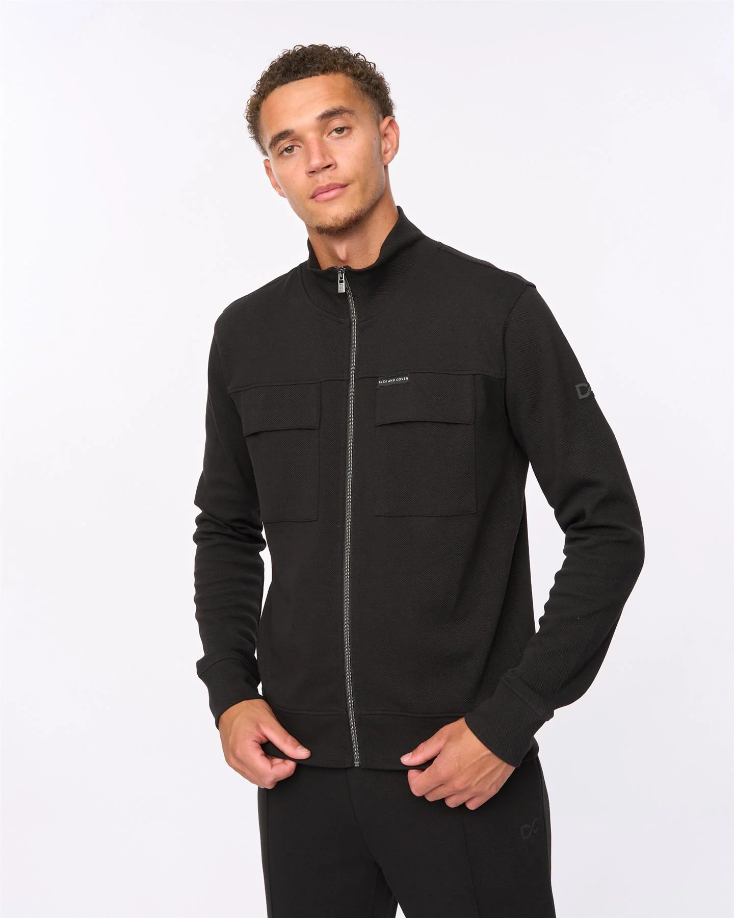 Tames Zip Thru Sweat Black - Image 4