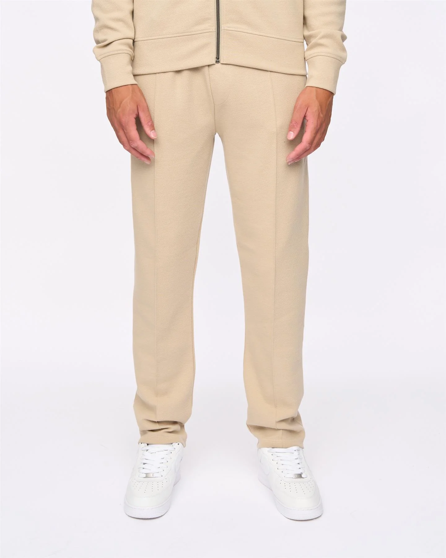 Tames Zip Thru Sweat & Joggers Set Stone - Image 4