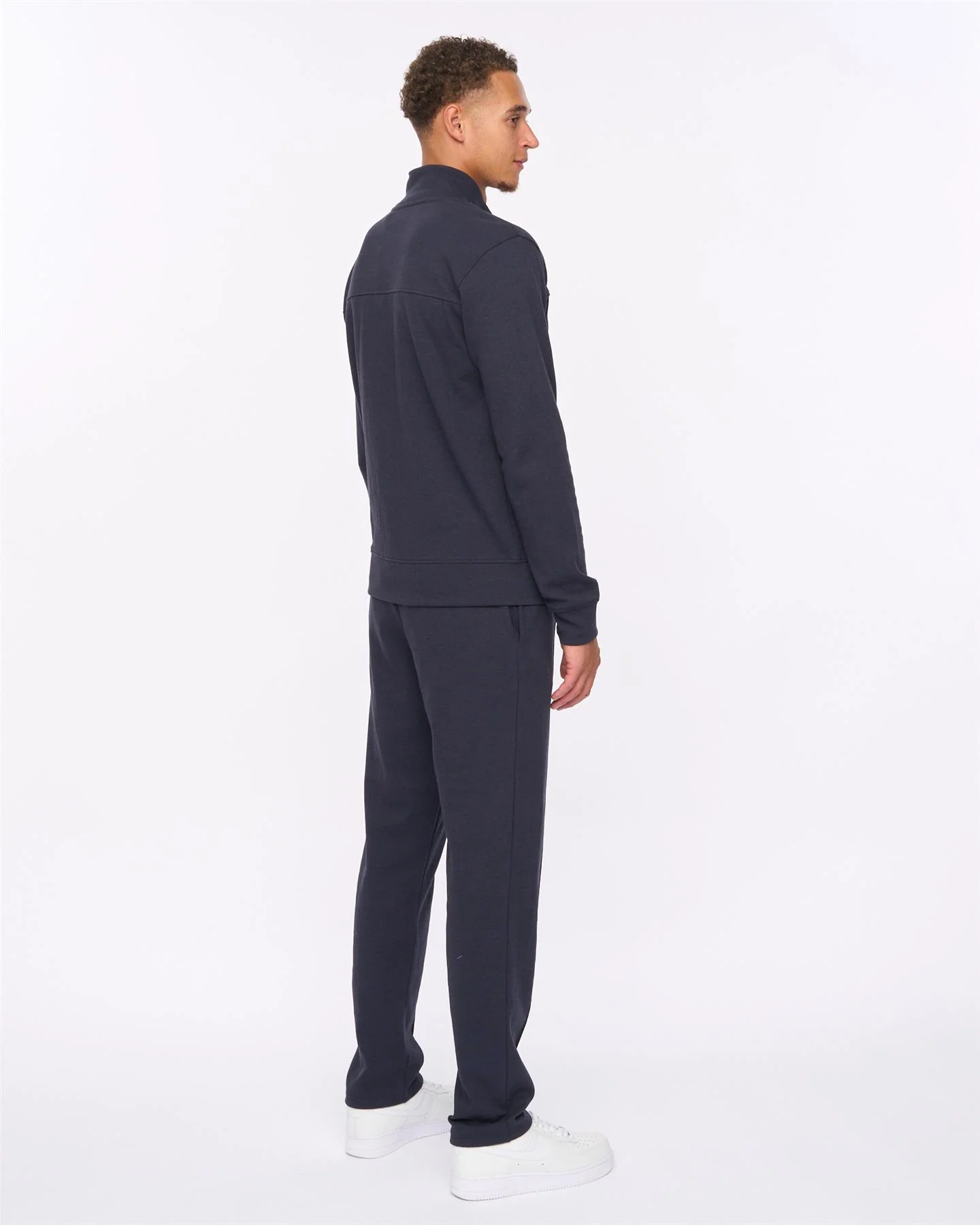 Tames Zip Thru Sweat Navy - Image 5