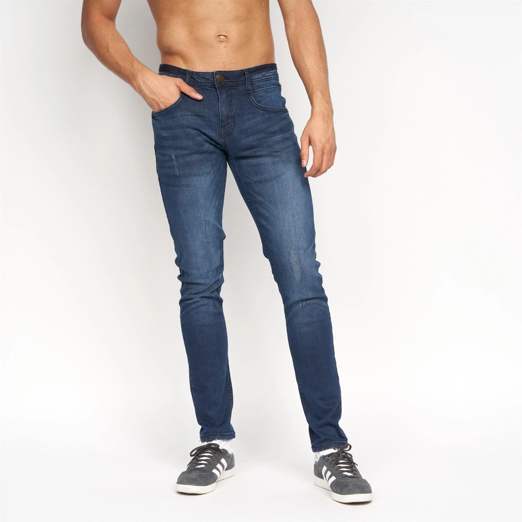 Tranfold Slim Fit Jeans Dark Wash - Image 2
