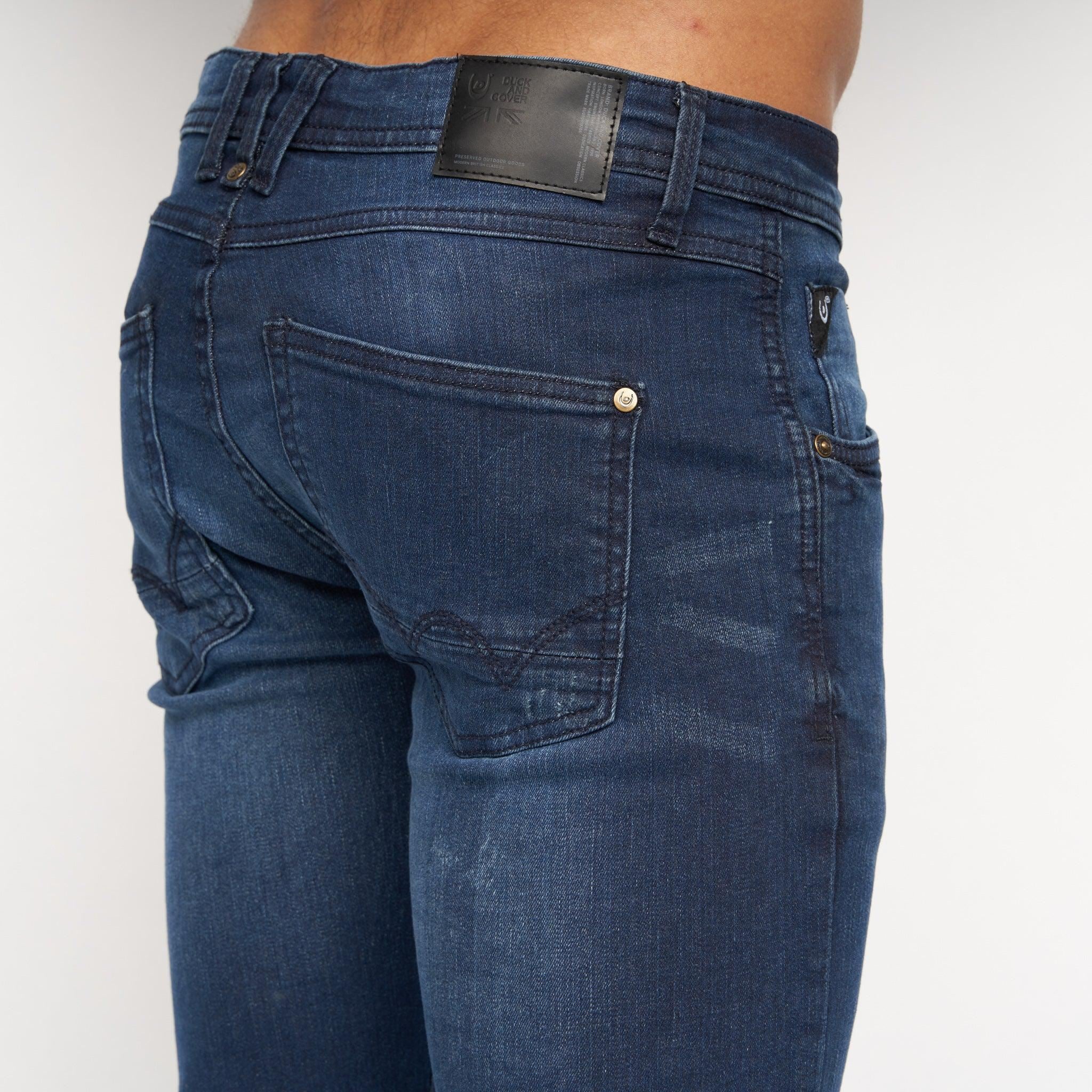 Tranfold Slim Fit Jeans Dark Wash - Image 6