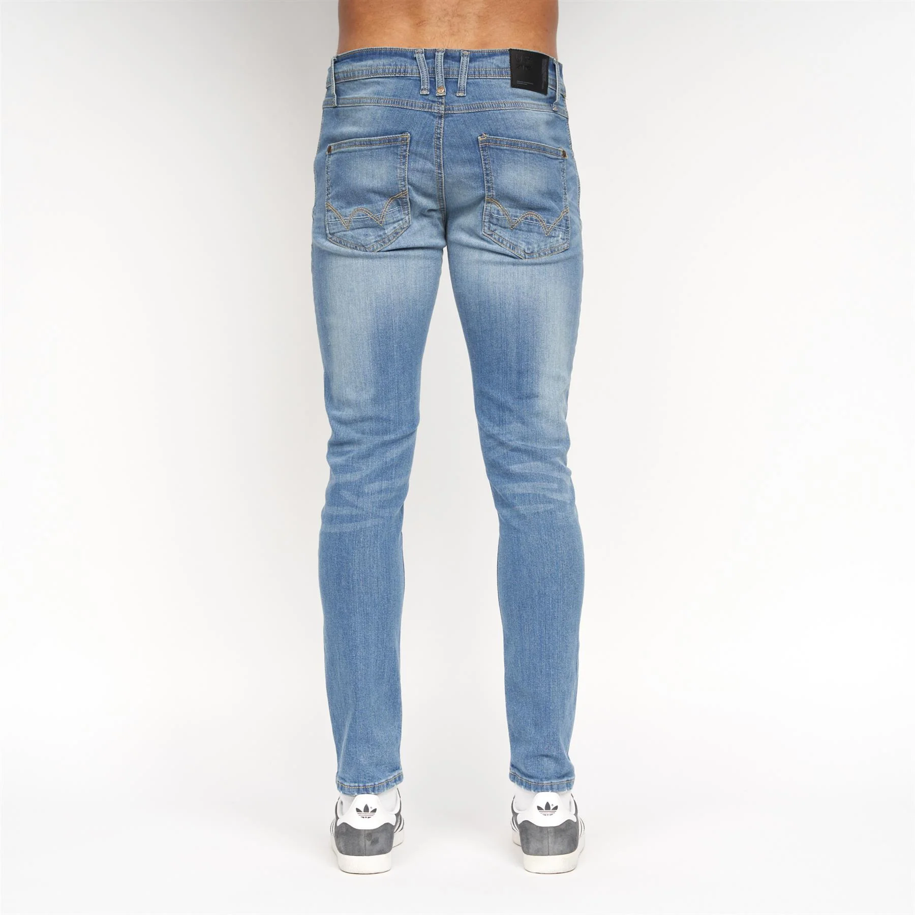 Tranfold Slim Fit Jeans Light Wash - Image 4