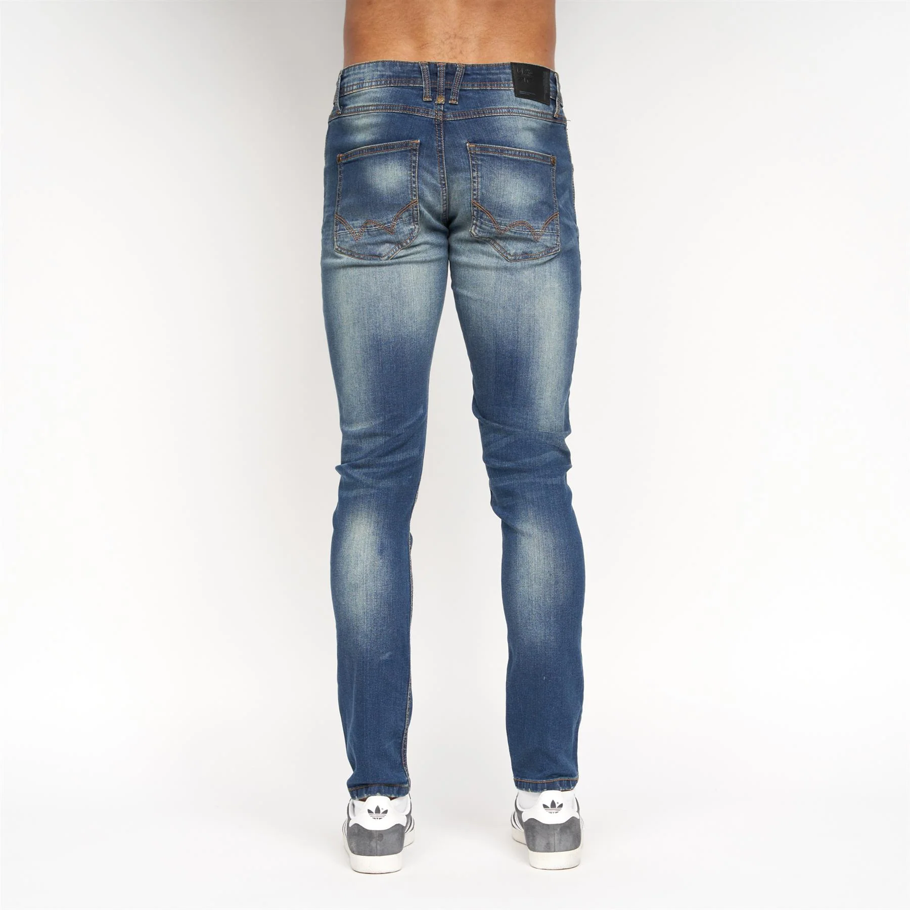 Tranfold Slim Fit Jeans Tinted Blue - Image 4