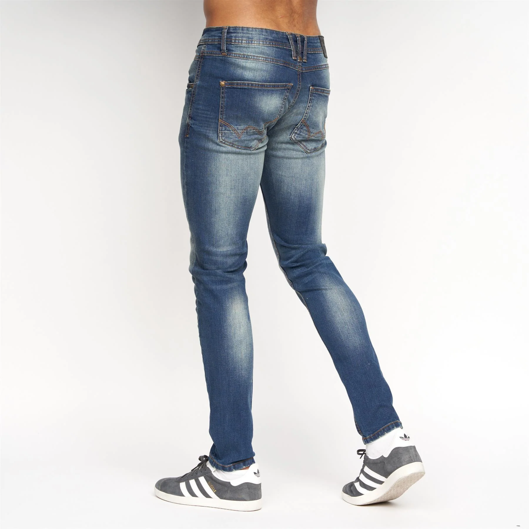 Tranfold Slim Fit Jeans Tinted Blue - Image 5
