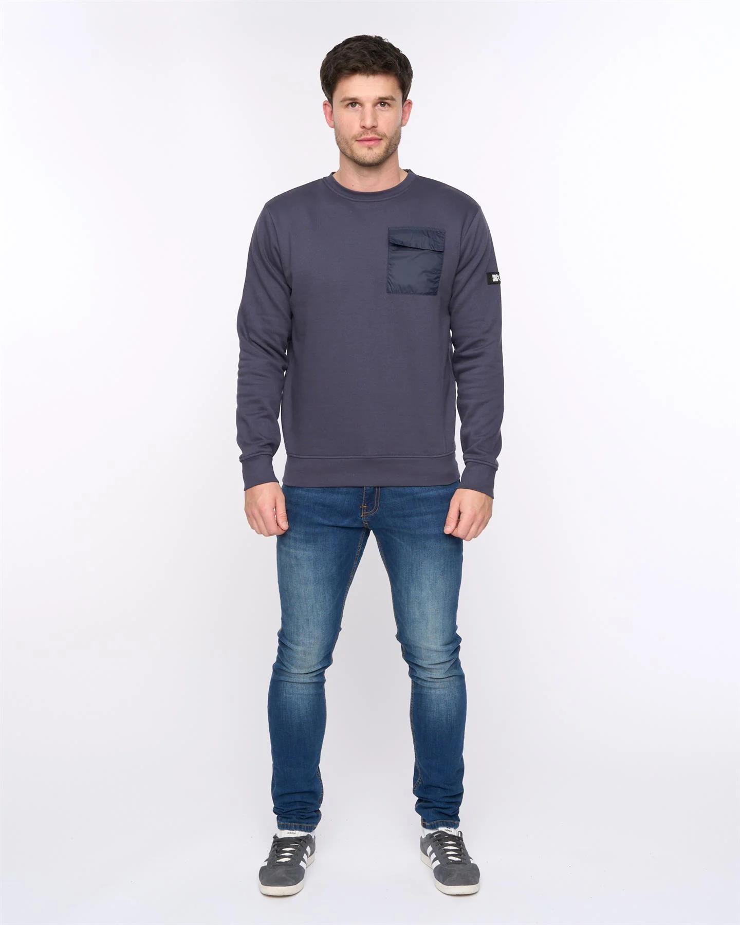 Trentforth Crew Sweat Dark Navy - Image 3