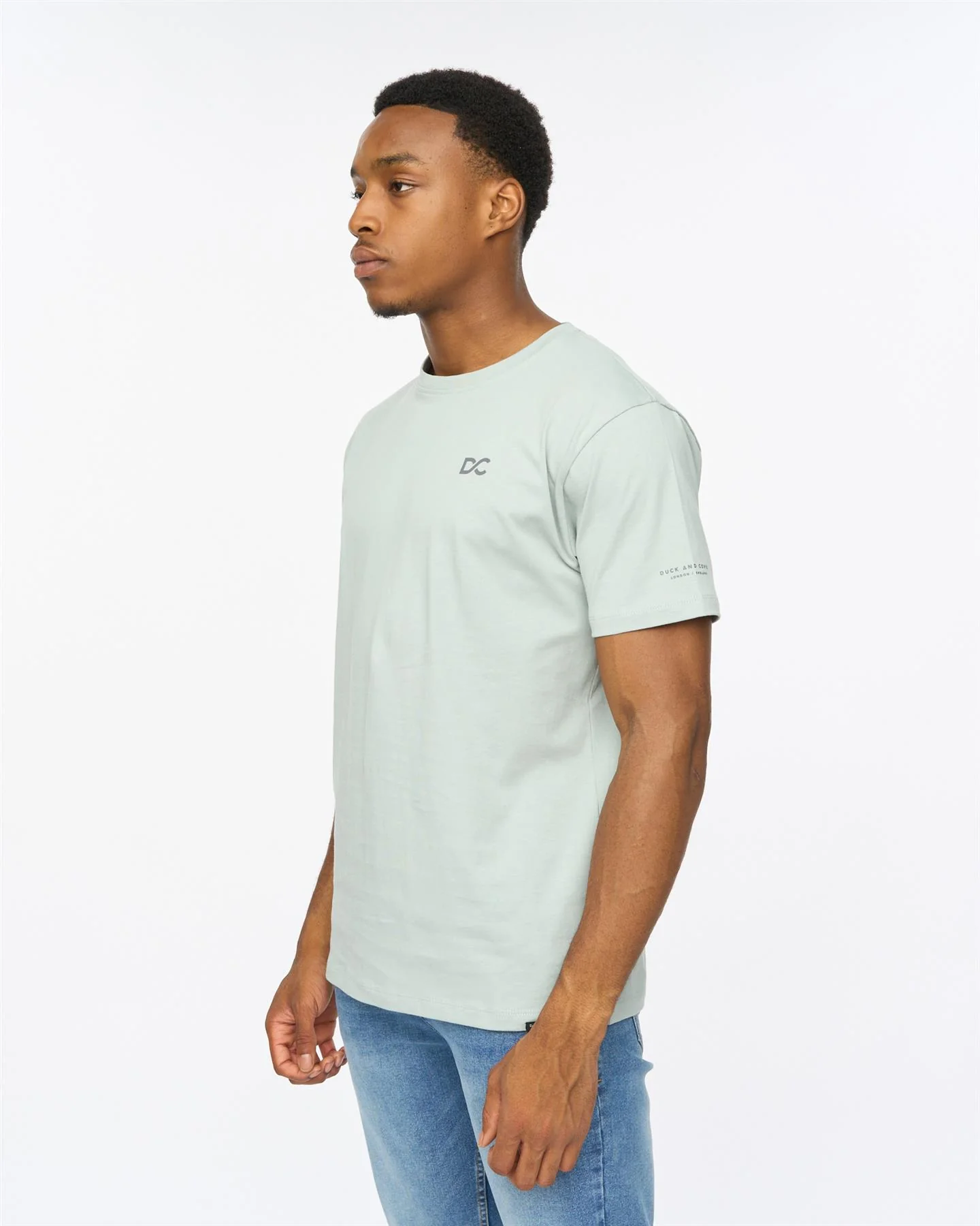 Trimlines Heavy T-Shirt Steel Blue - Image 2
