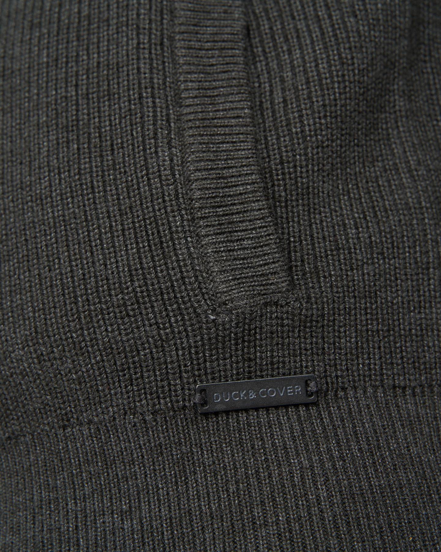 Venosa Shawl Cardigan Charcoal - Image 7
