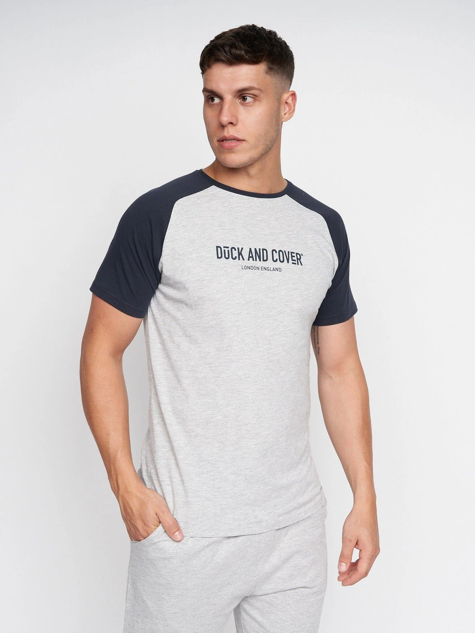 Vianney Loungewear Set Grey Marl - Image 3
