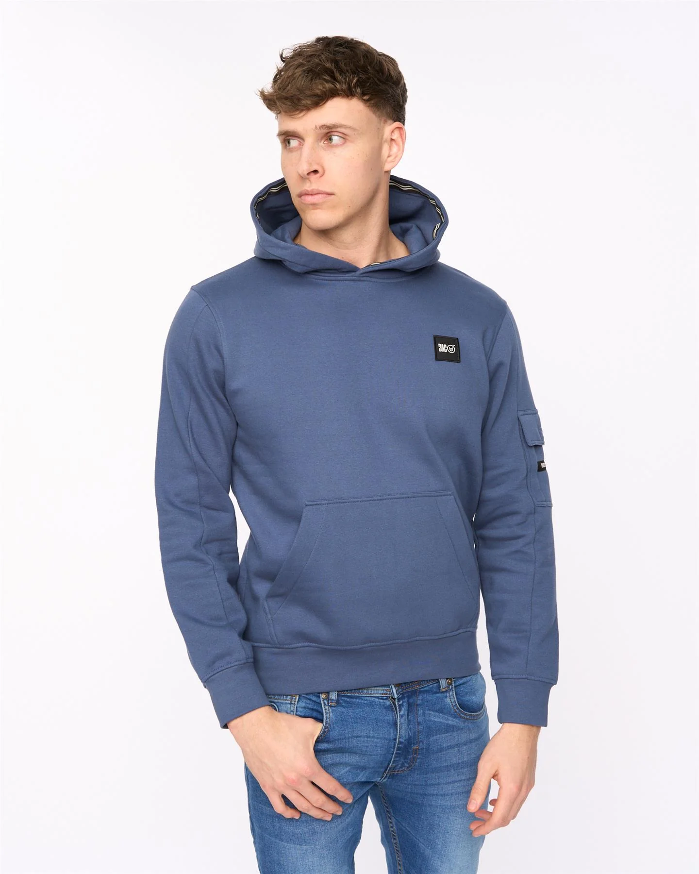 Wrentham Hoodie Denim Blue - Image 6