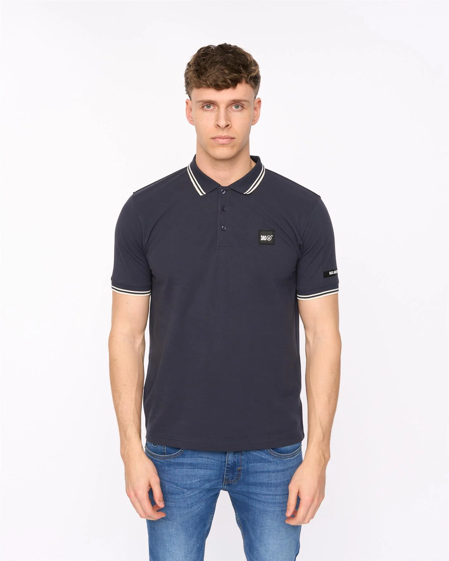 Wrentham Polo Denim Blue