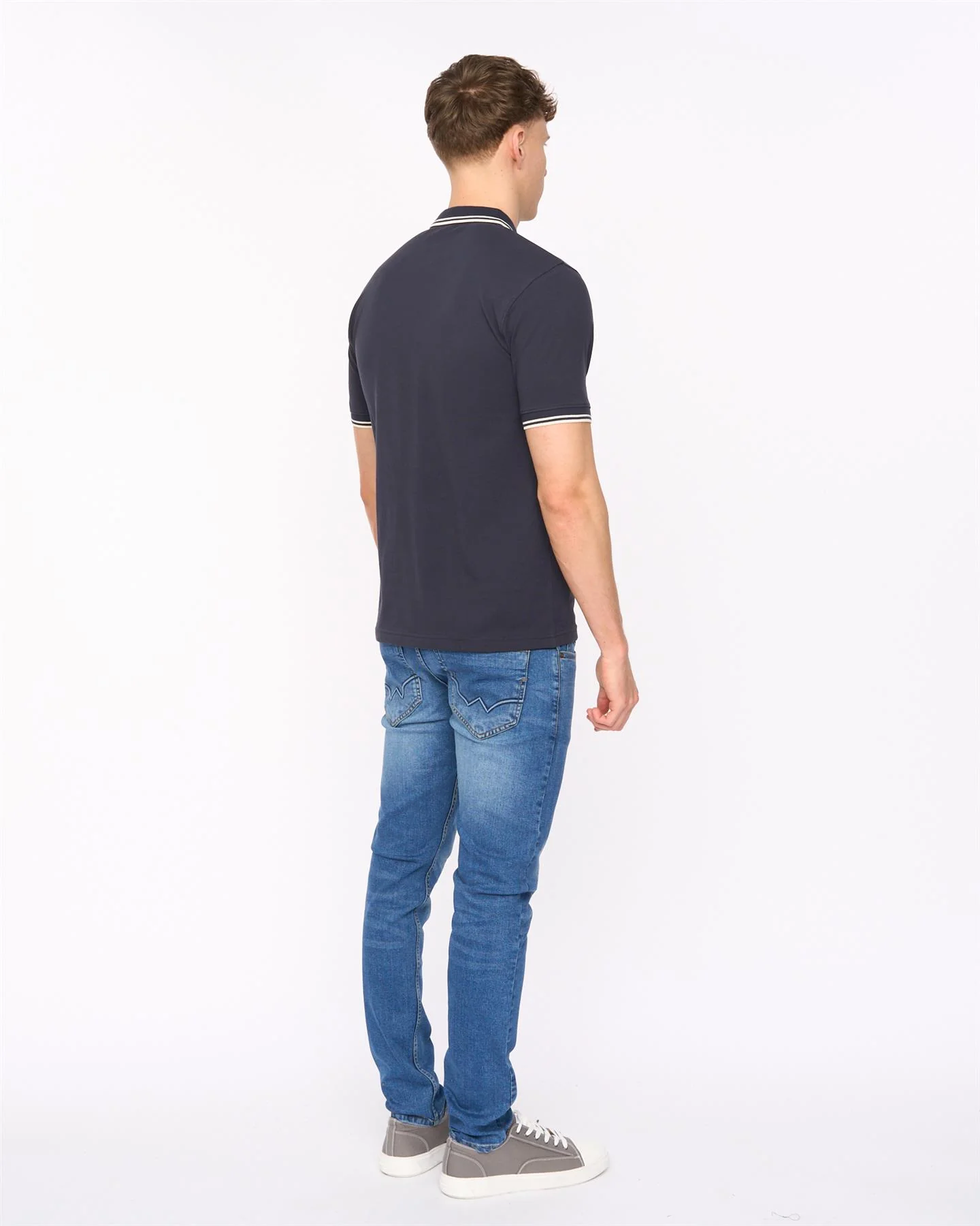 Wrentham Polo Denim Blue - Image 3